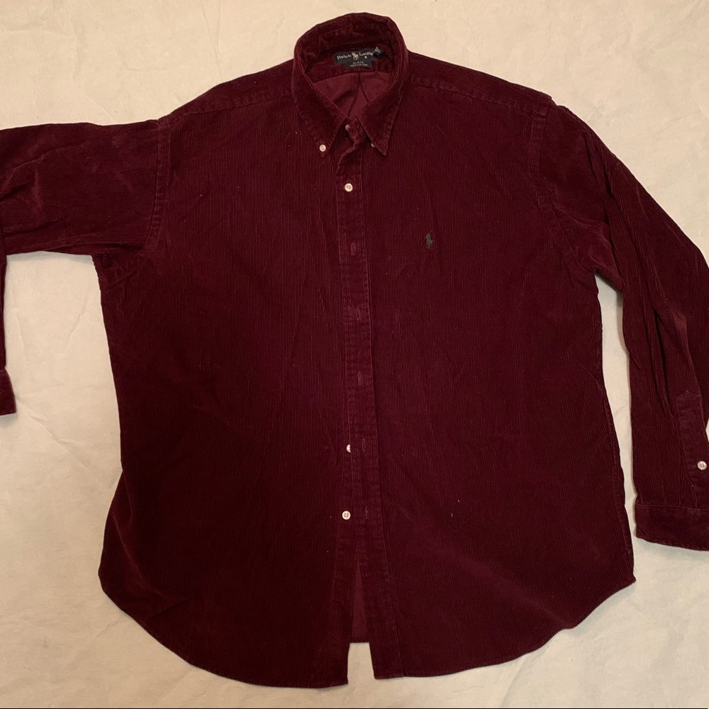 Ralph Lauren corduroy maroon XL